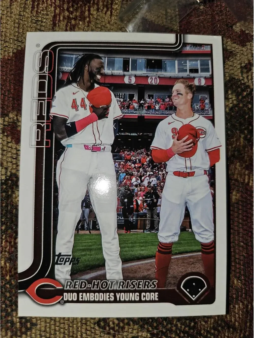 2025 Topps Update #US331 Reds Combo - Elly De La Cruz / Matt McLain - RAW Mint - Picture 1 of 2